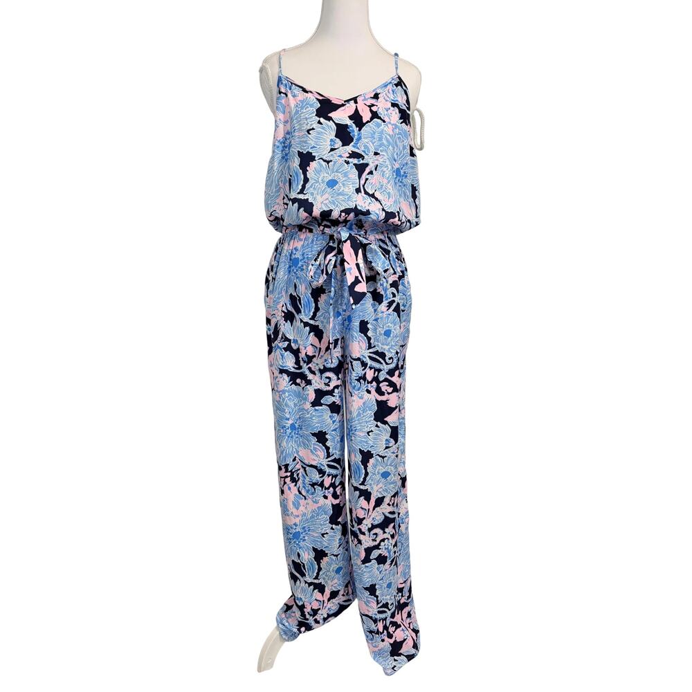 Lilly Pulitzer sleeveless floral romper - Picture 2 of 9
